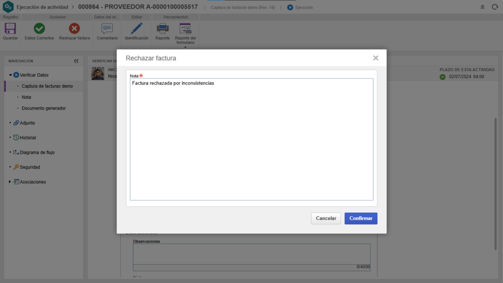 Analice los datos digitalizados de forma sencilla, orientando el análisis a los usuarios responsables por los documentos